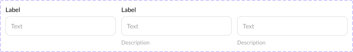 form label input